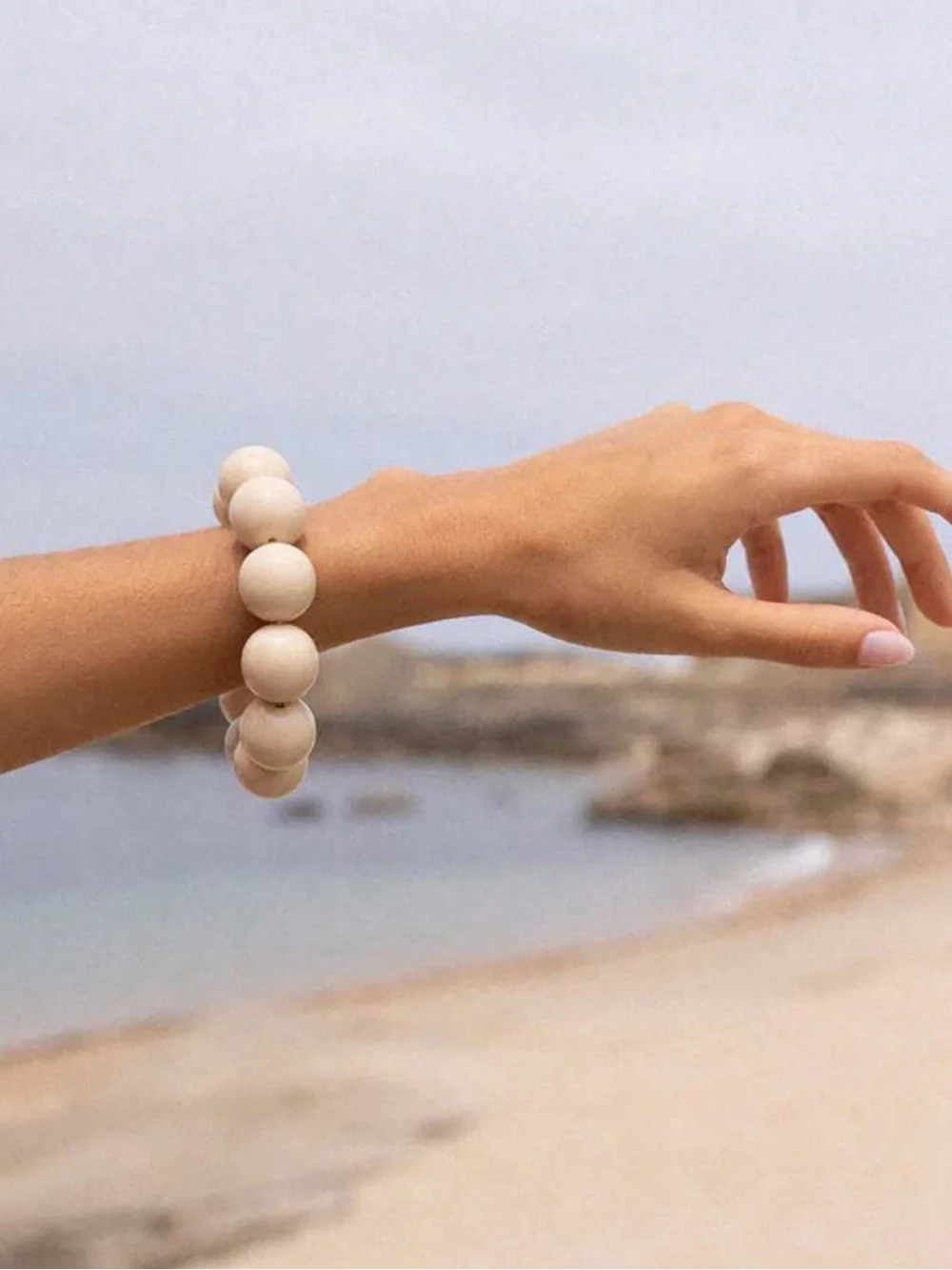 Boho cream bracelet N2327